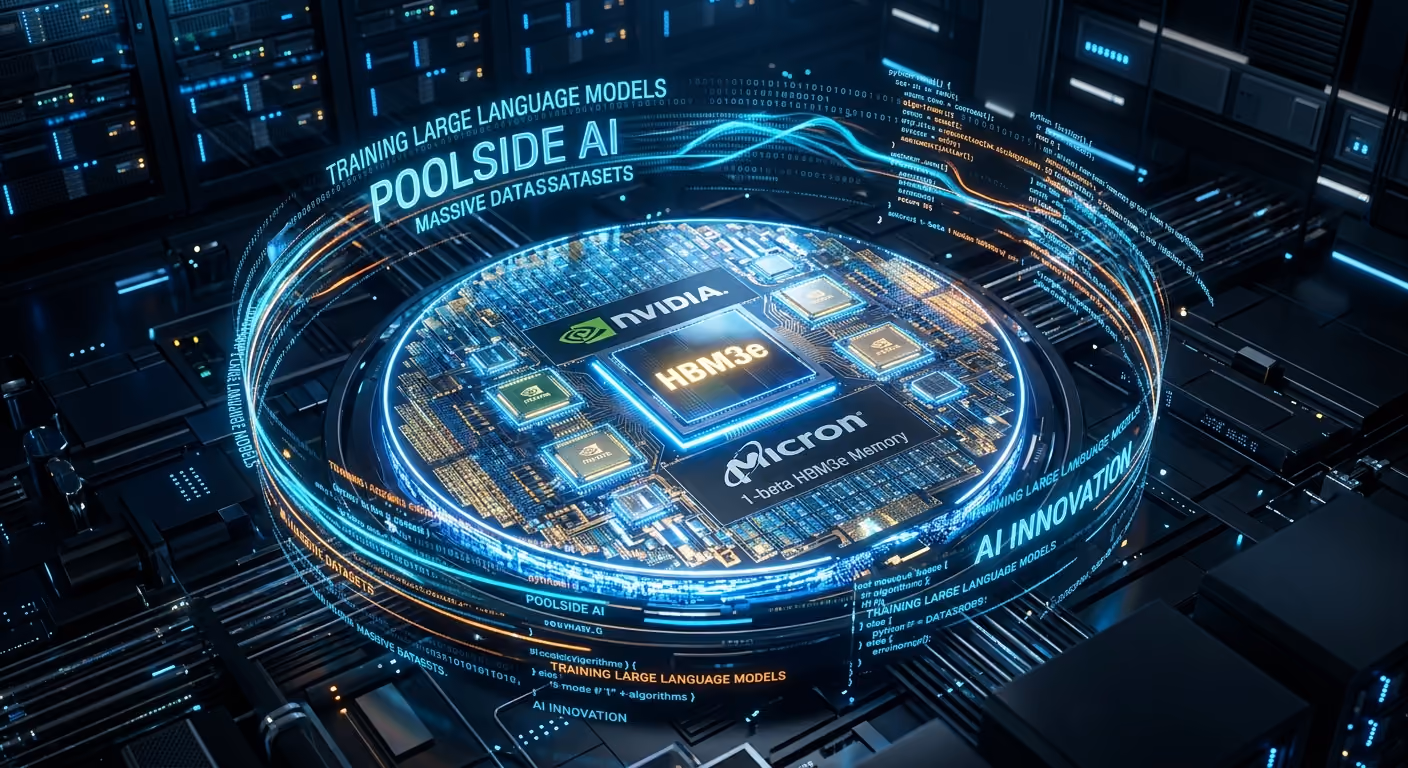 Cover photo for Nvidia's $7B Poolside Bet and Micron's $10B Memory Push Redefine the AI Landscape